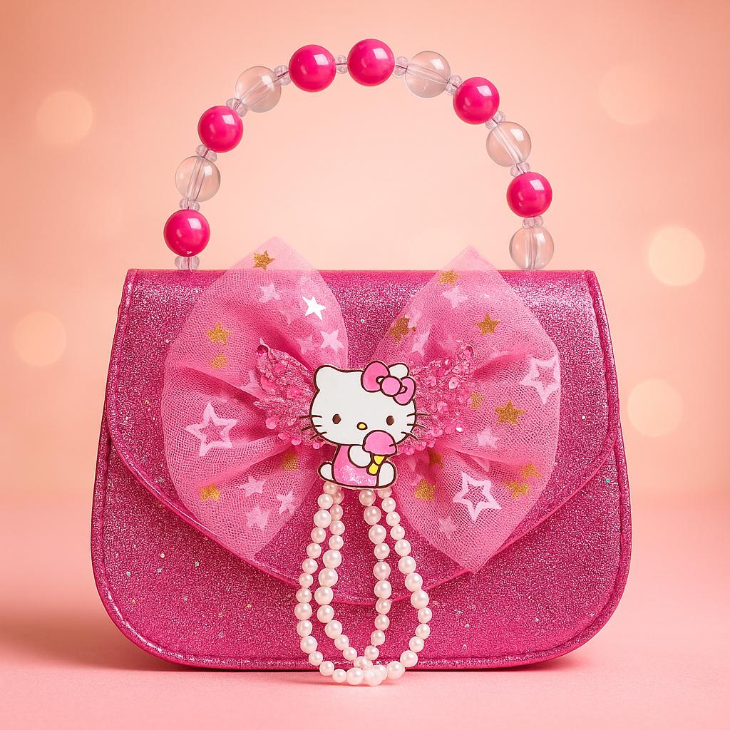 Hello Kitty Sparkle & Bow Mini Handbag