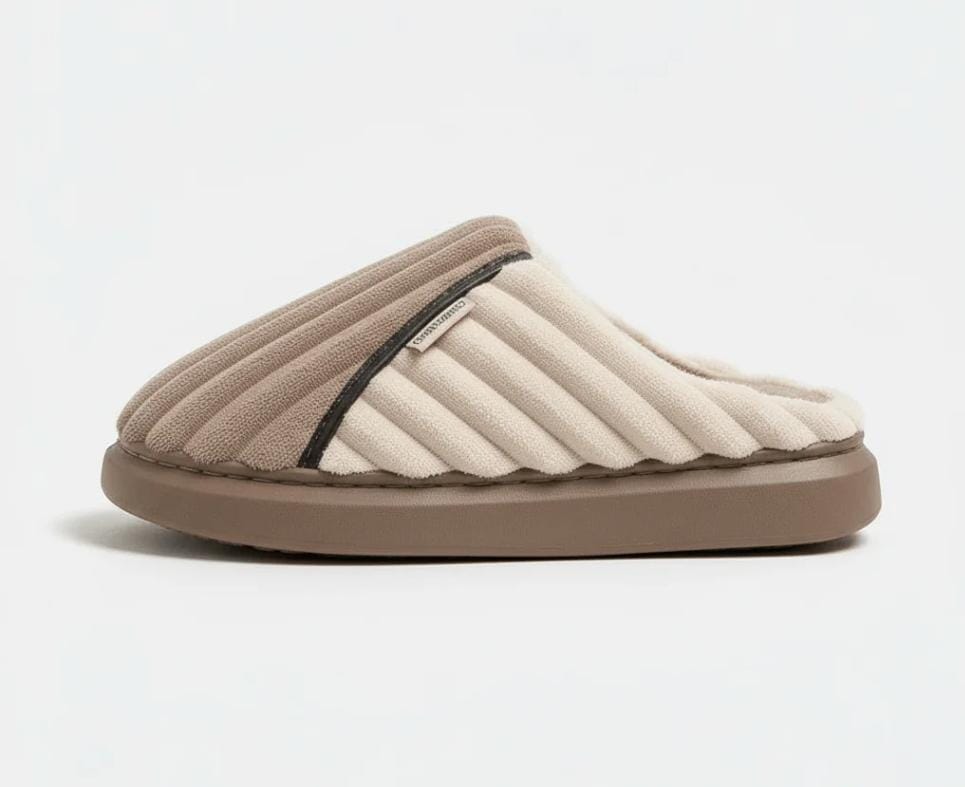 Cloud-Step Ribbed Mules