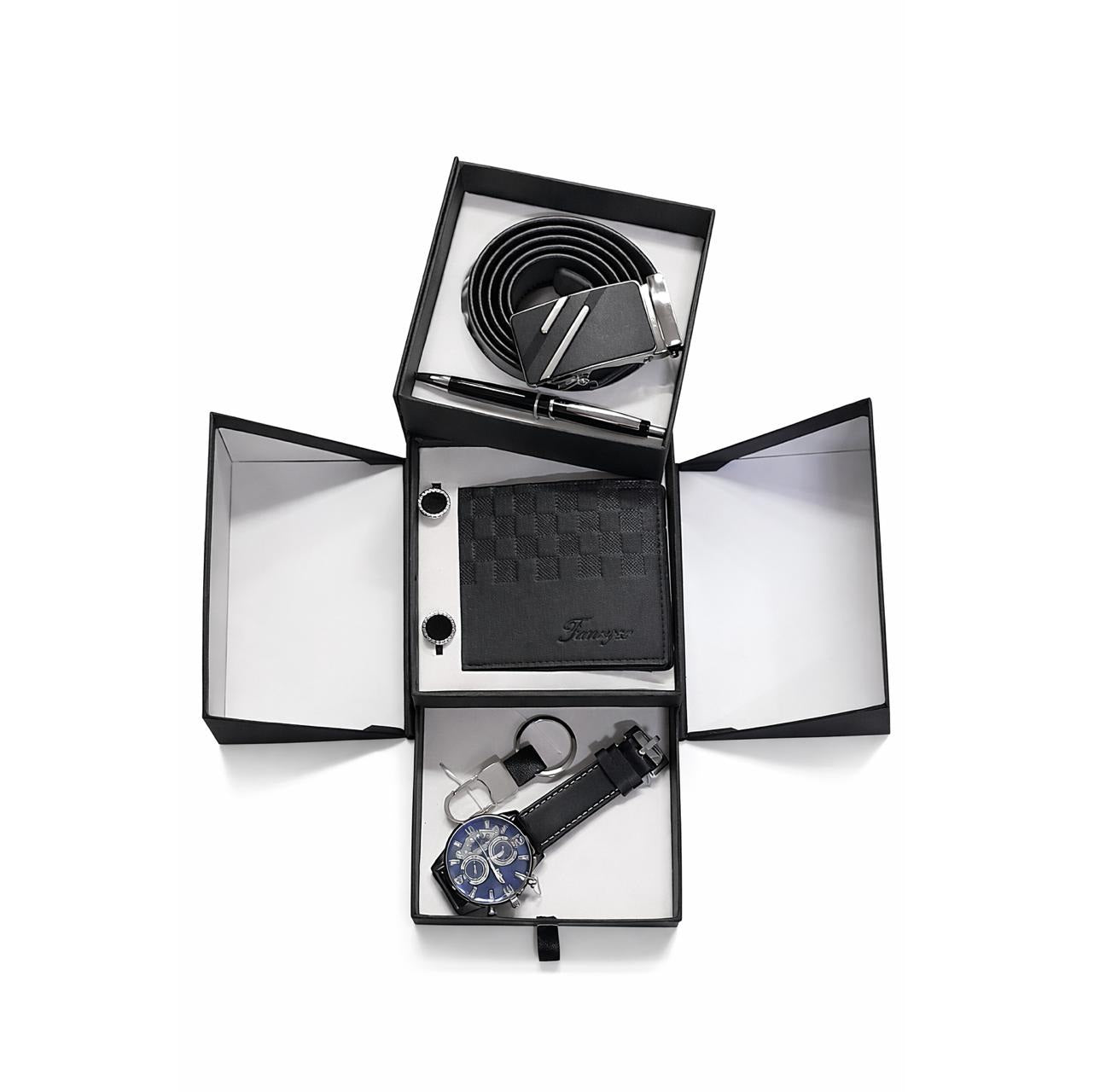 Luxury Men’s 6-in-1 Gift Set – The Ultimate Accessory Collection