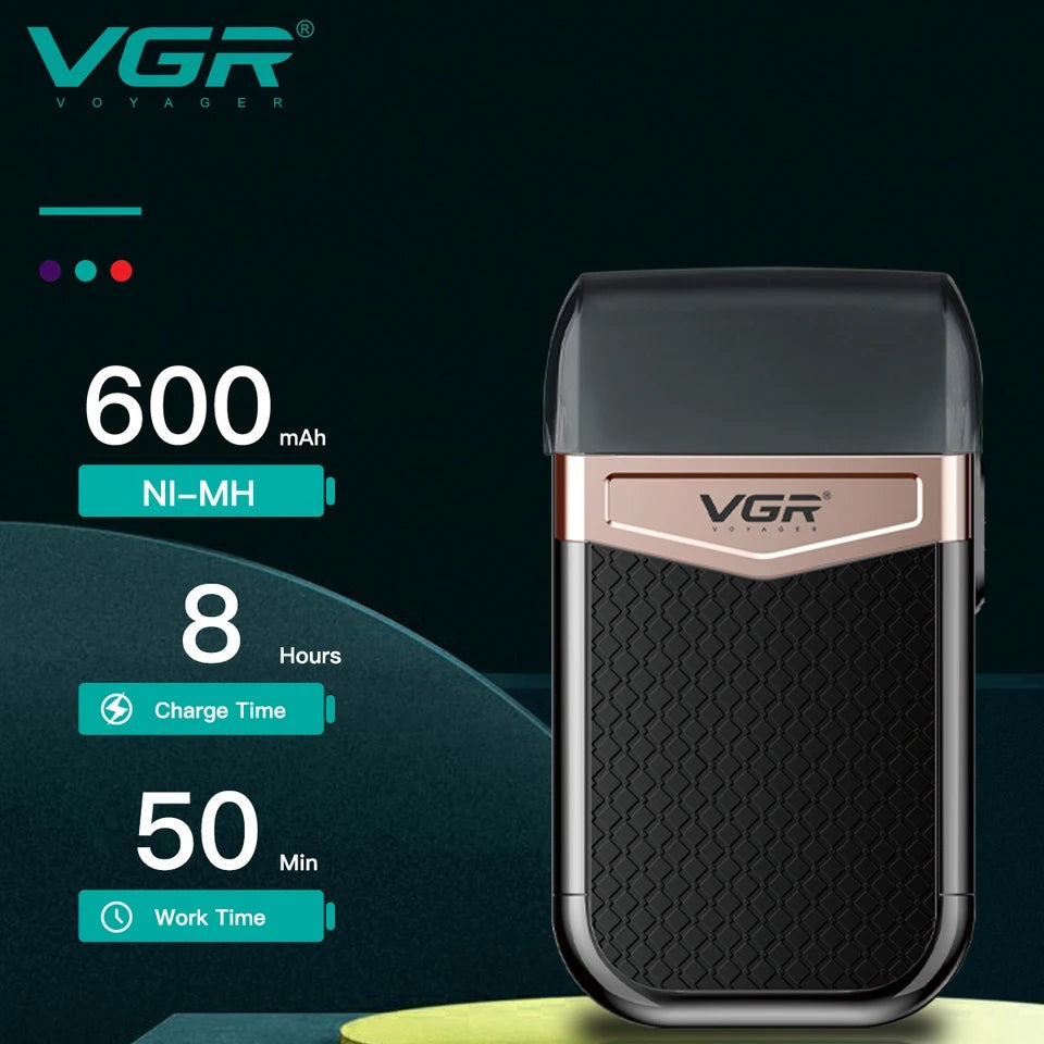 VGR Voyager Dual Foil Electric Shaver