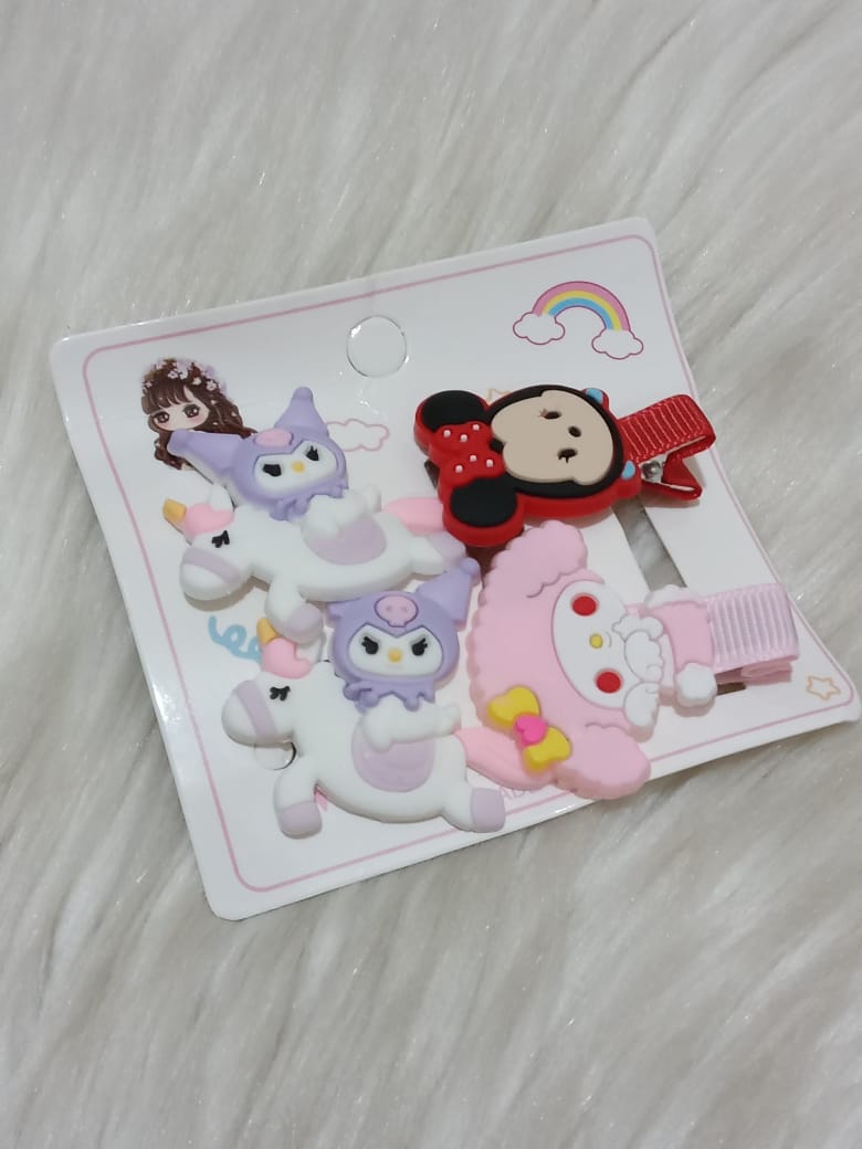 Adorable Cartoon Hair Accessory Sets for Kids