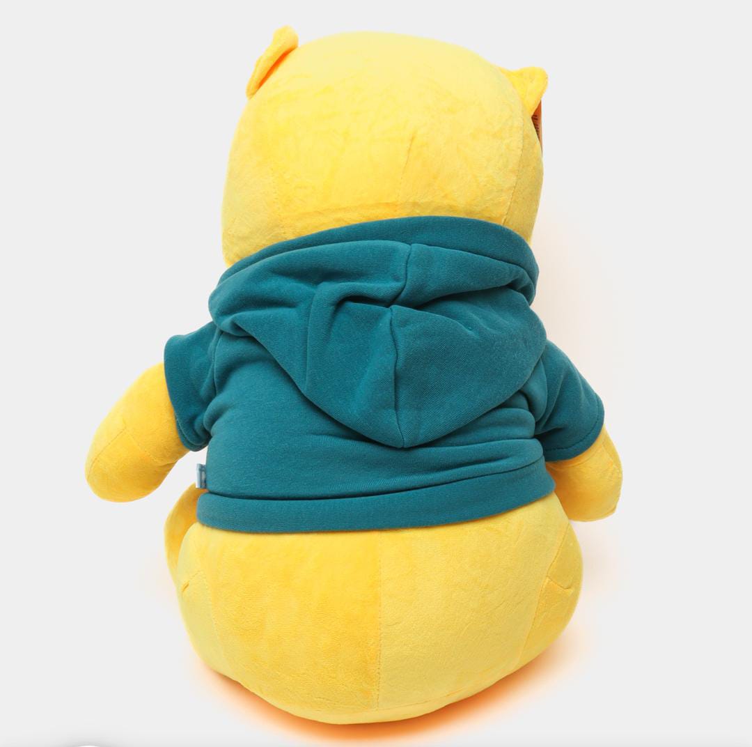 Classic Winnie the Bear Plush in Teal Hoodie - 40cm