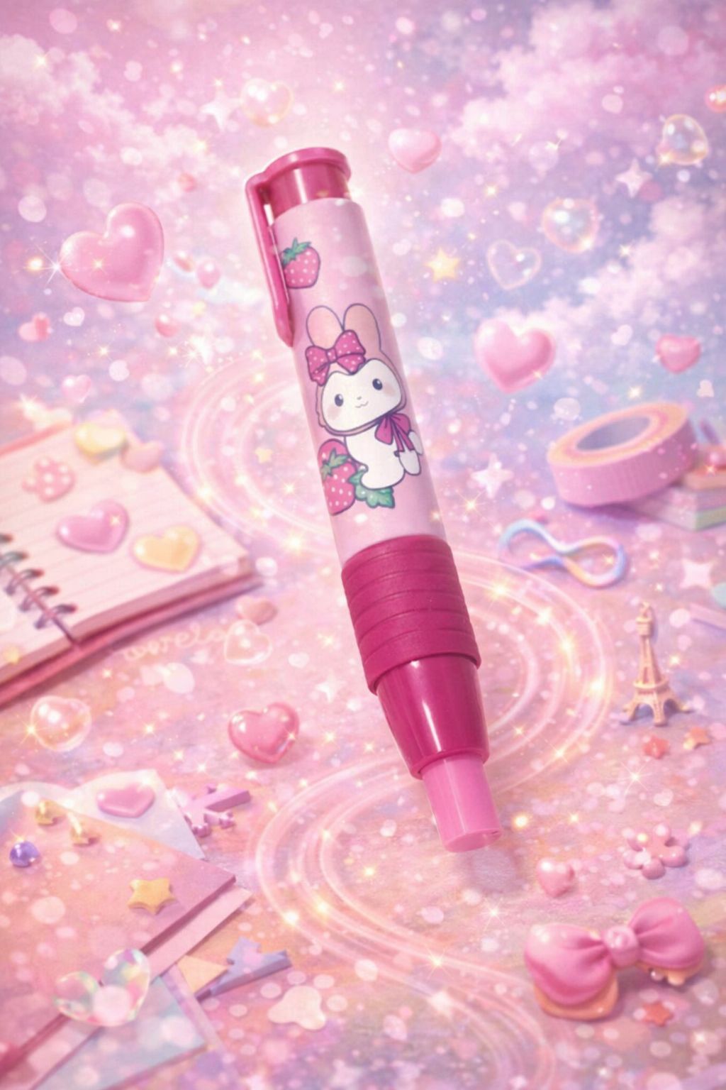 Kawaii Character Eraser Pens