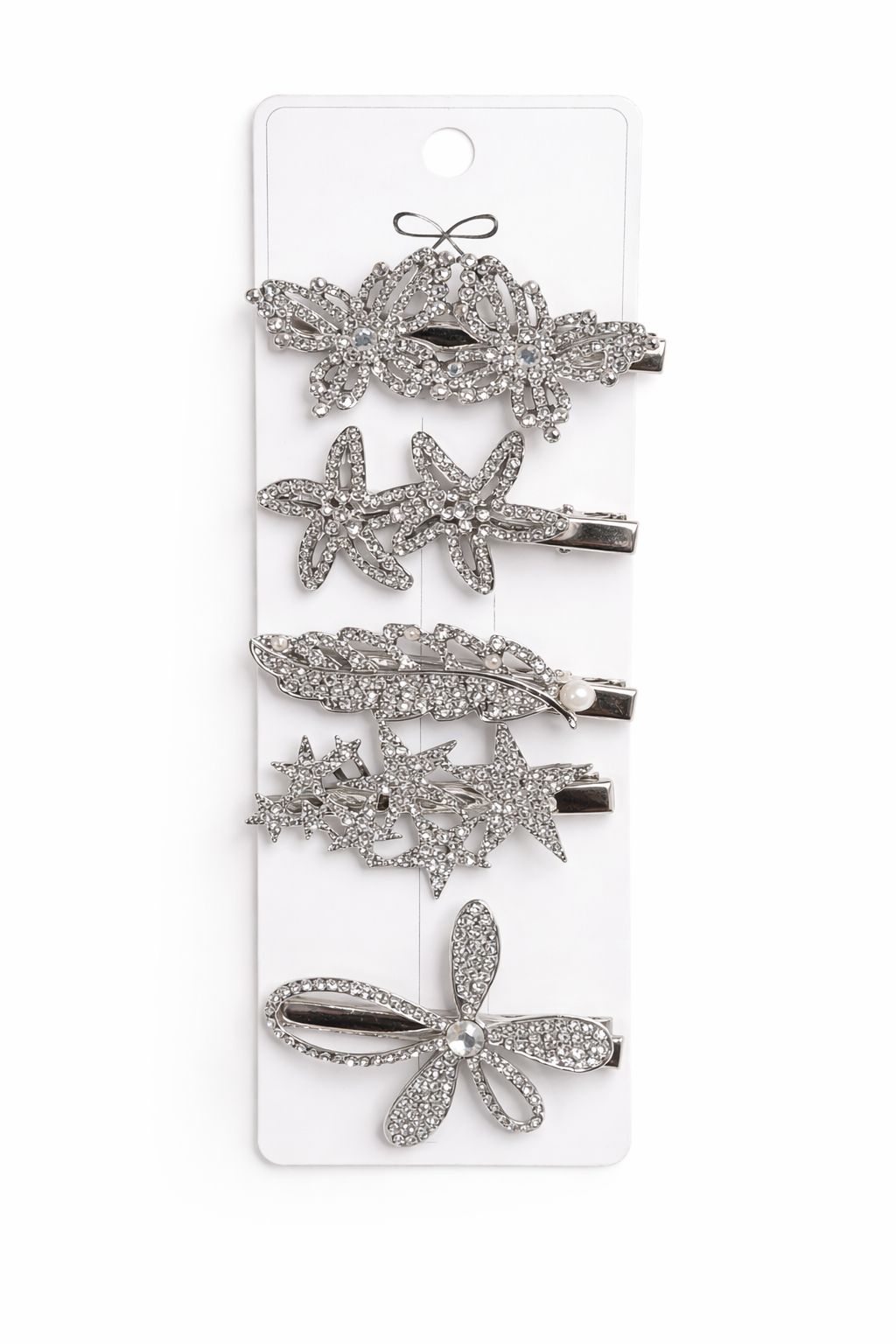 Celestial & Floral Crystal Hair Clip Sets