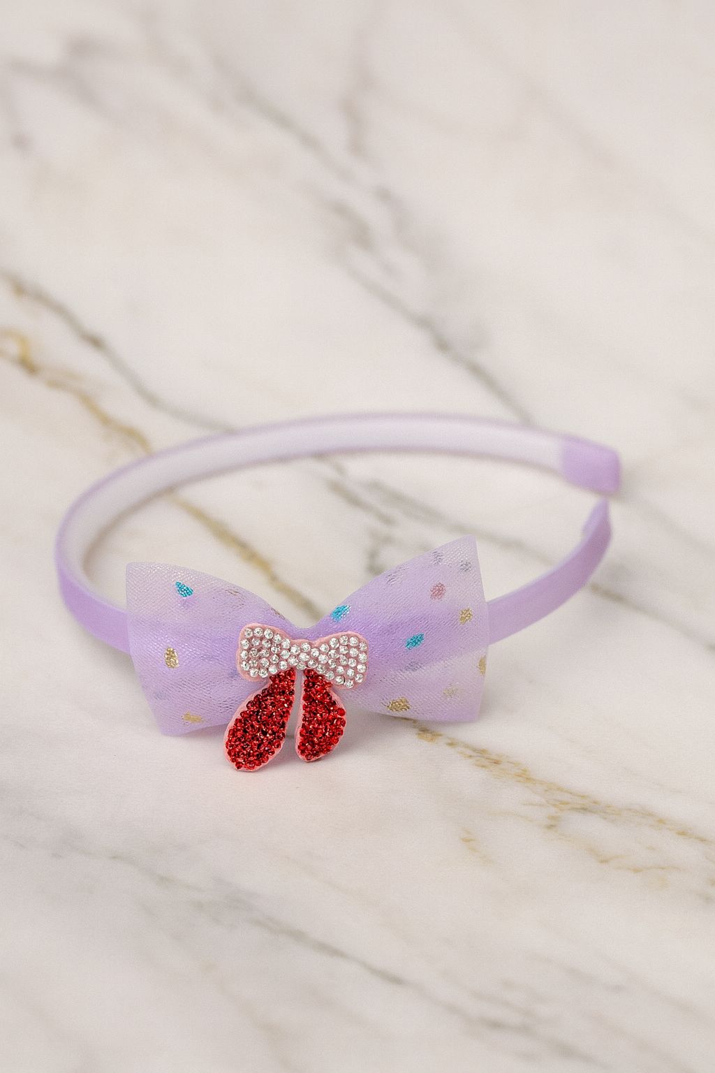 Radiant Bow & Rhinestone Charm Headband