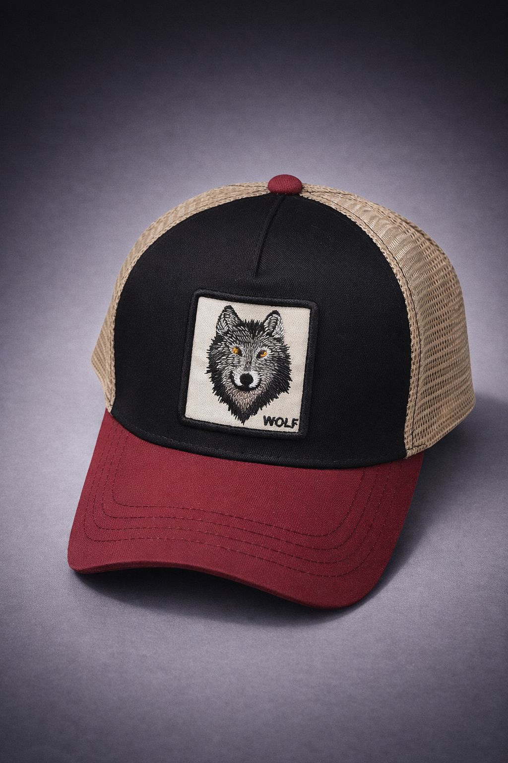 Wolf Embroidered Trucker Hat Collection