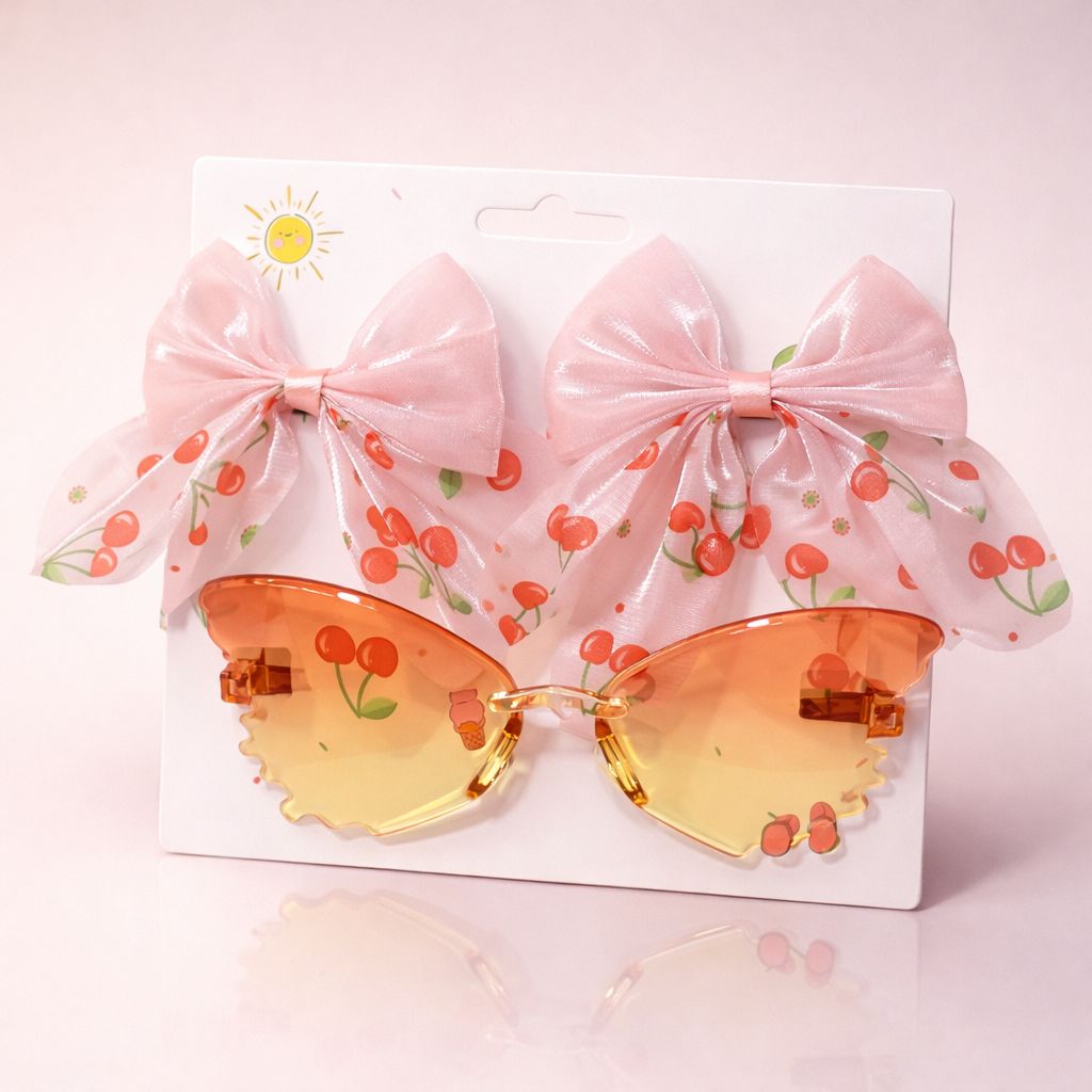 Butterfly Wings & Cherry Blossom Accessory Set