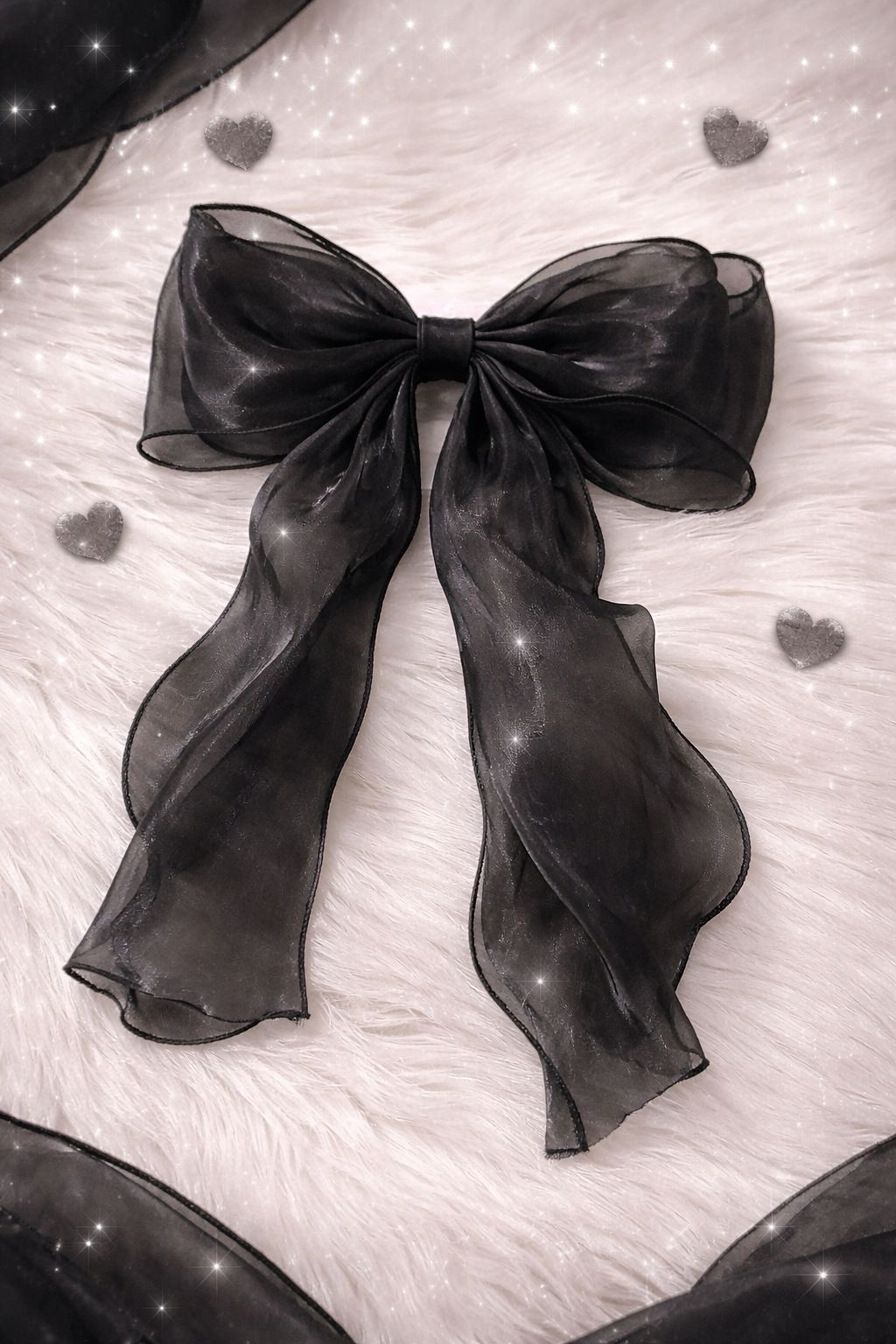Ethereal Organza Oversized Hair Bow