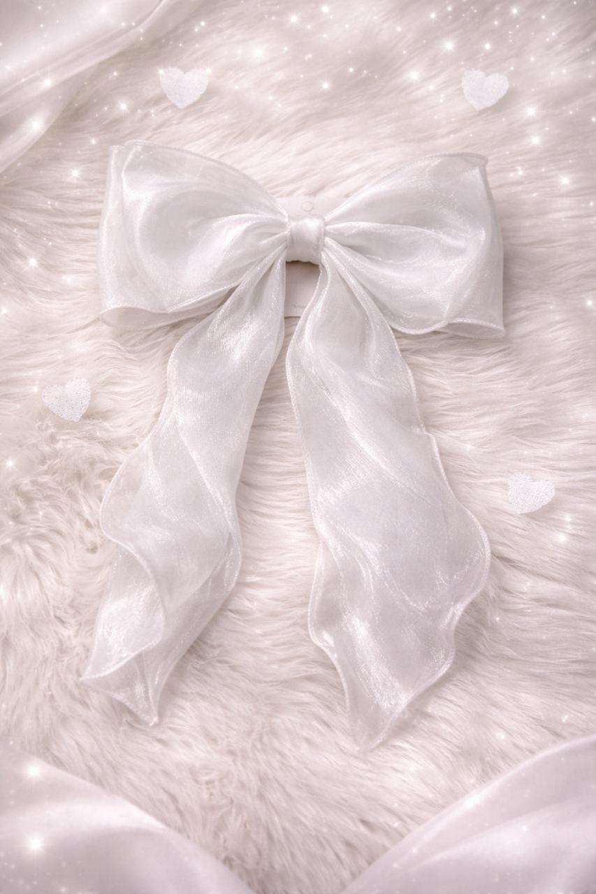 Ethereal Organza Oversized Hair Bow