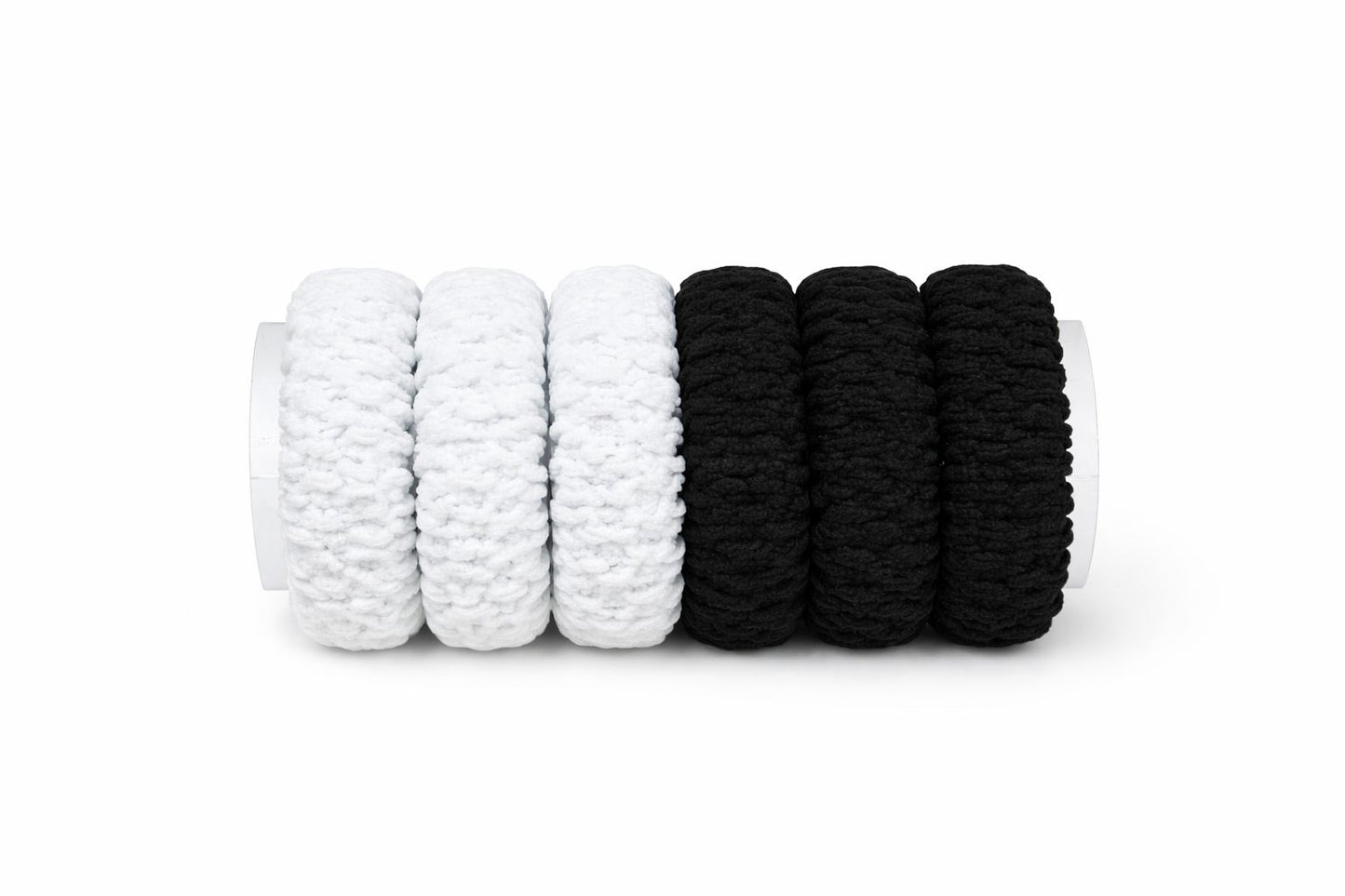 Textured Soft-Knit Elastic Hair Bands