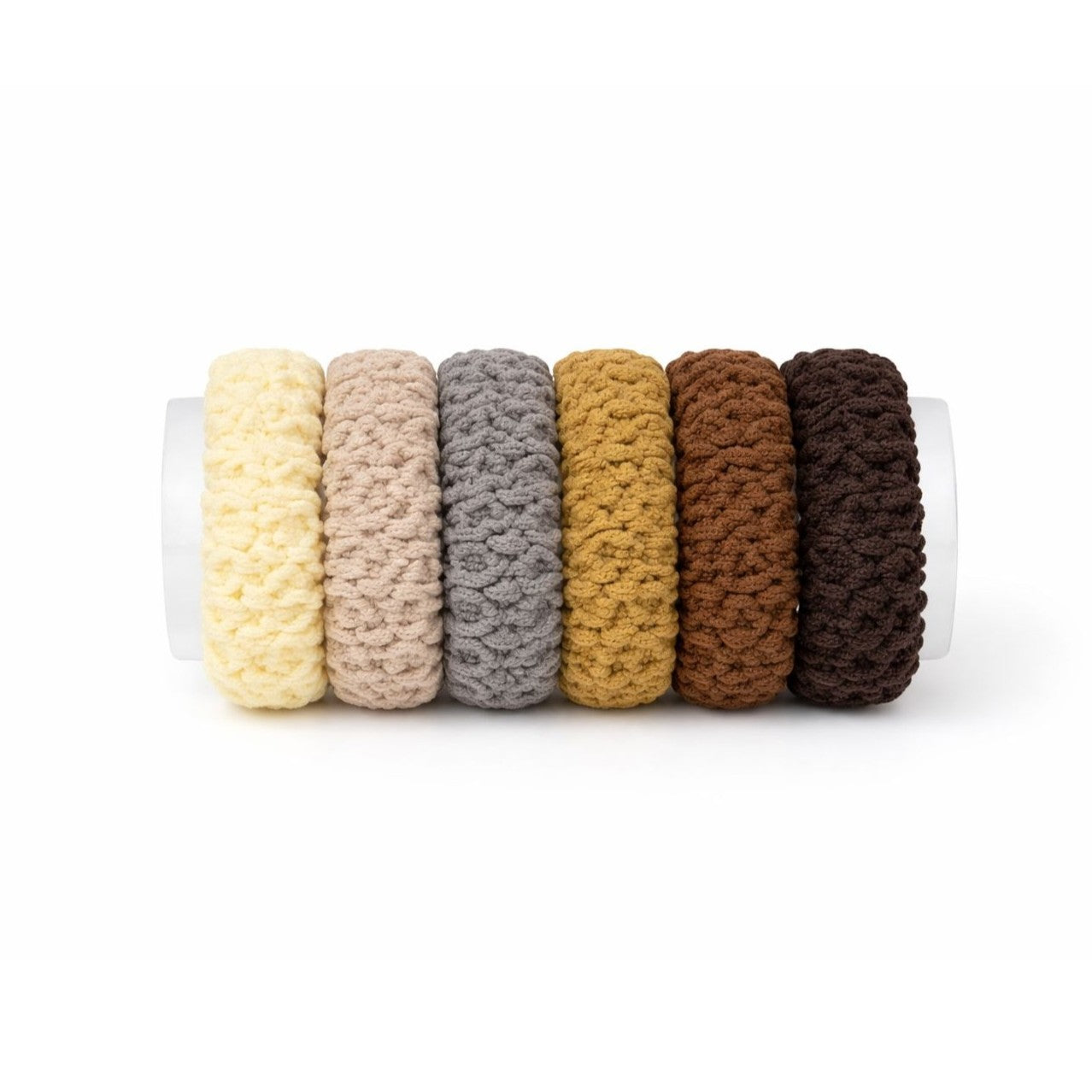 Textured Soft-Knit Elastic Hair Bands