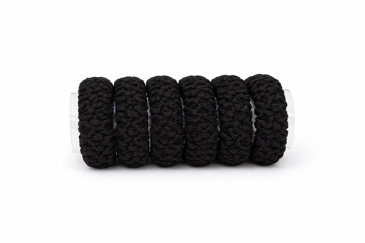 Textured Soft-Knit Elastic Hair Bands