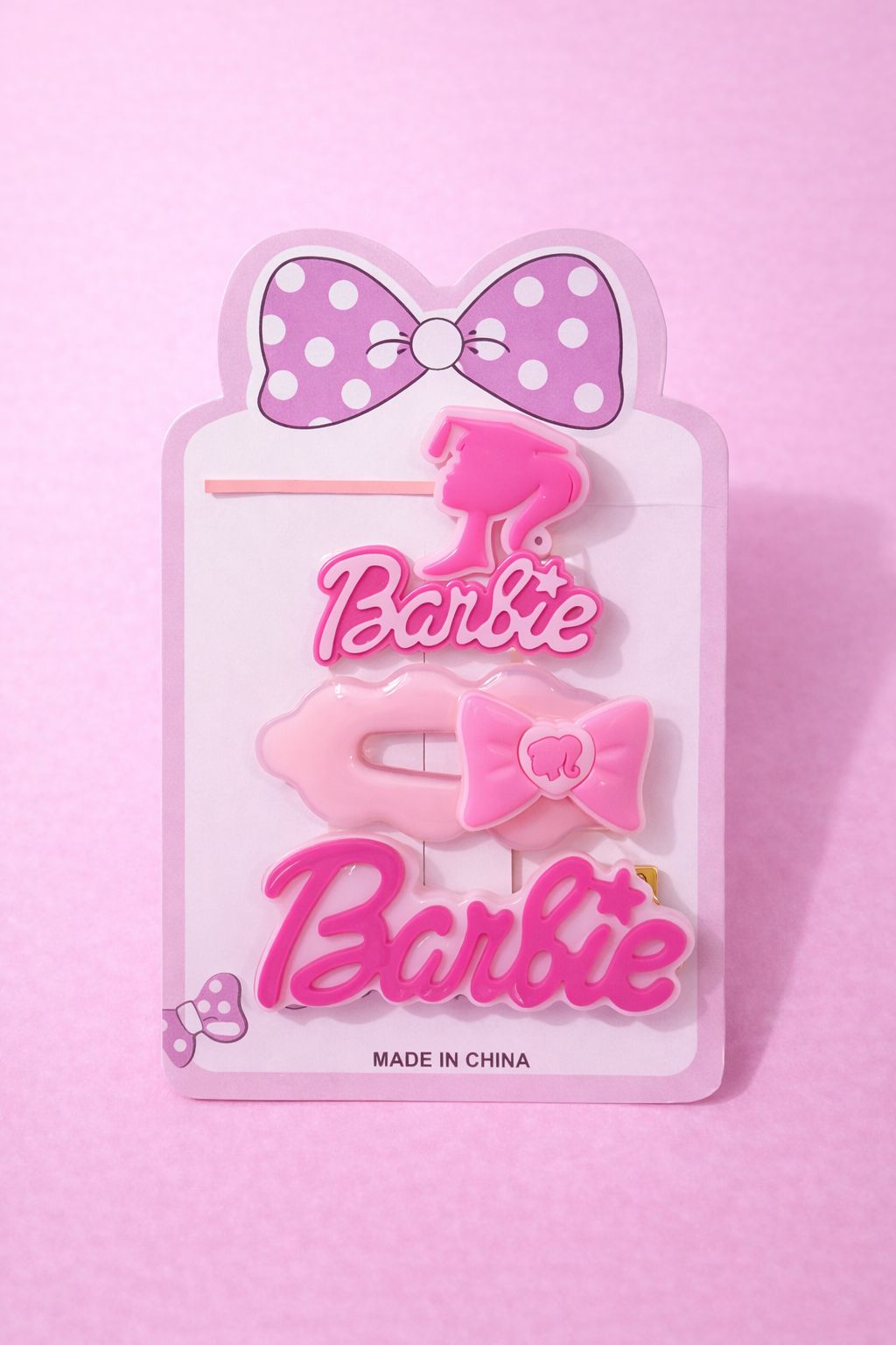 Barbie Inspired Pink Hair Accessory Sets