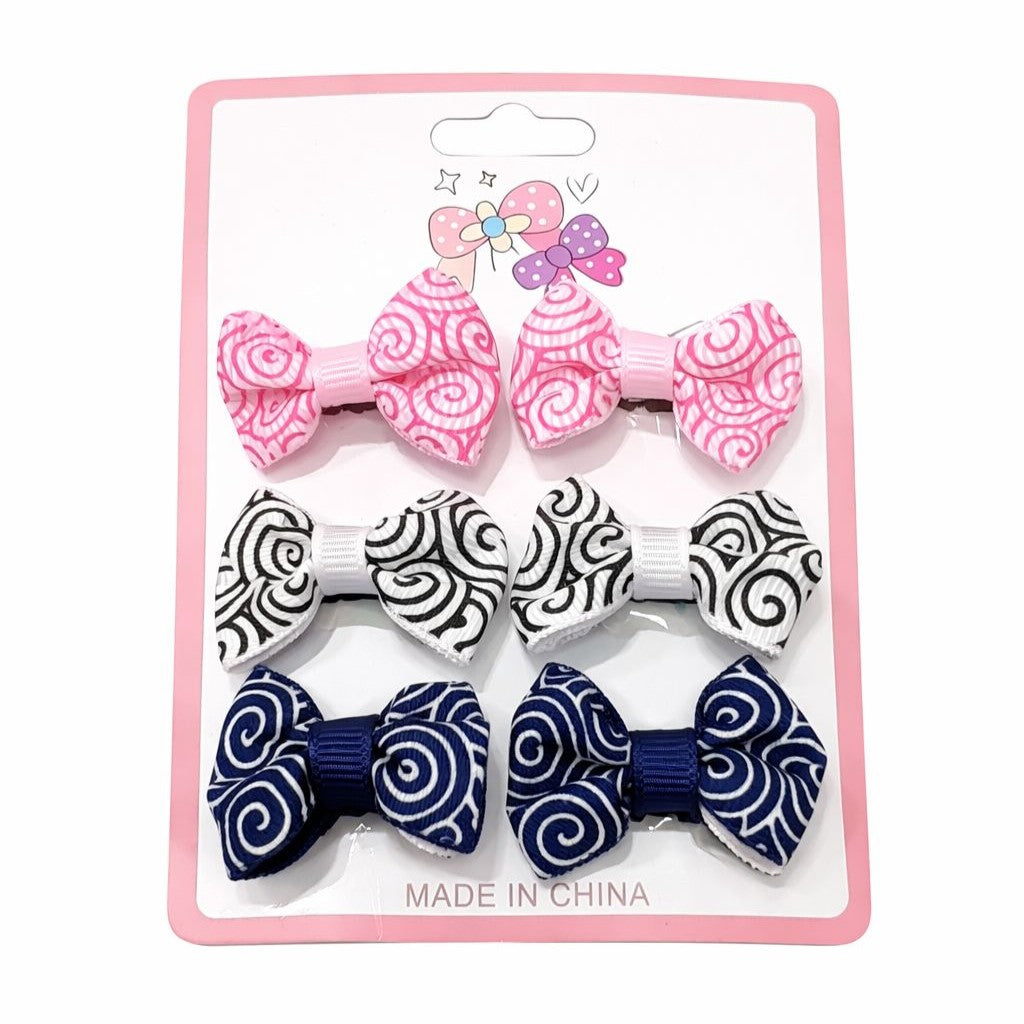 Charming Bow Hair Clip Set for Kids