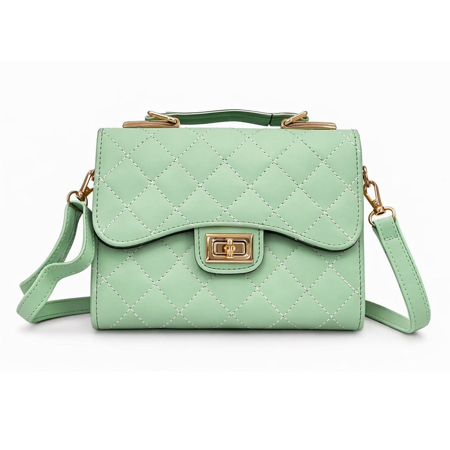 Quilted Elegance Crossbody Bag