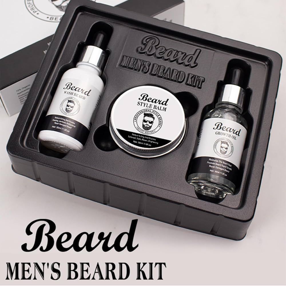 Professional 3-Step Men's Beard Care Kit