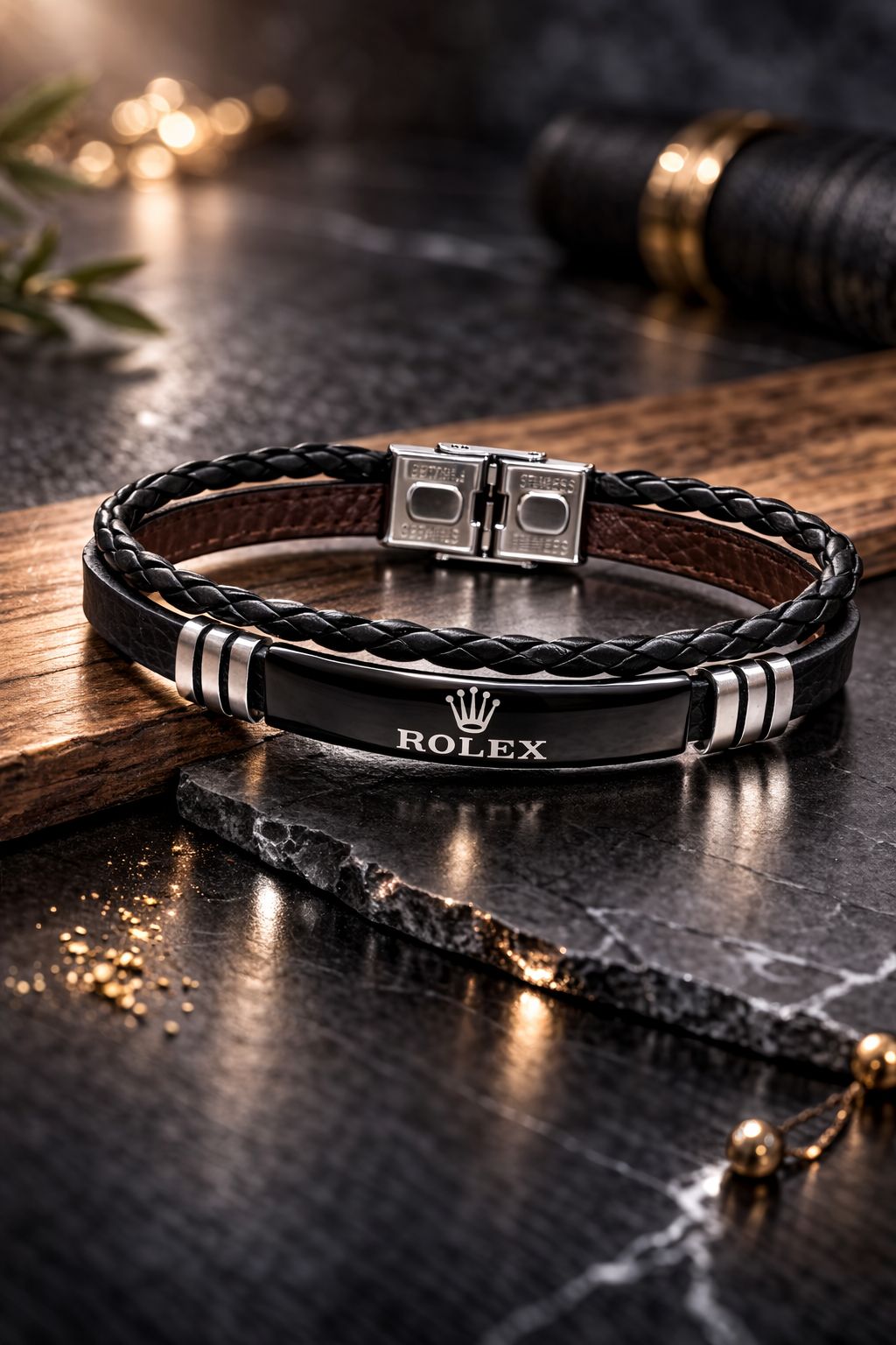 Premium Leather Brand Collection Bracelet