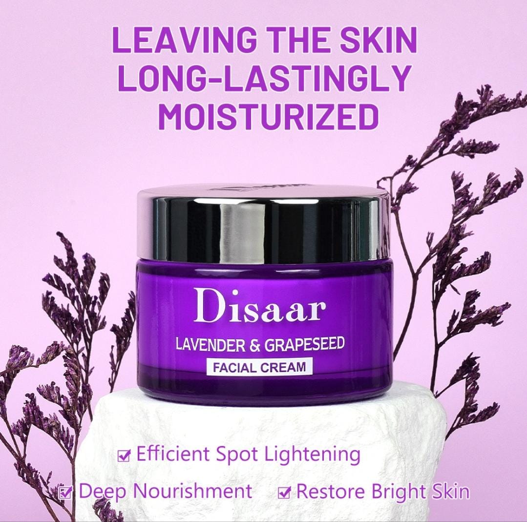 Disaar Lavender & Grapeseed Facial Cream