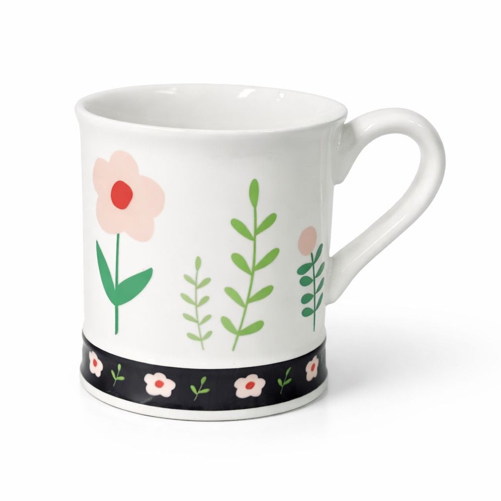 Floral Ceramic Coffee Mug
