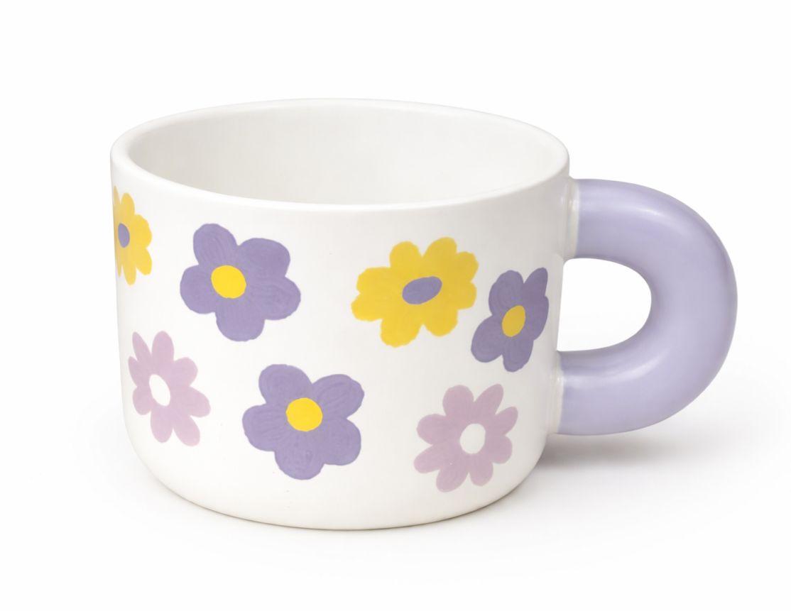 Floral Chubby Mug