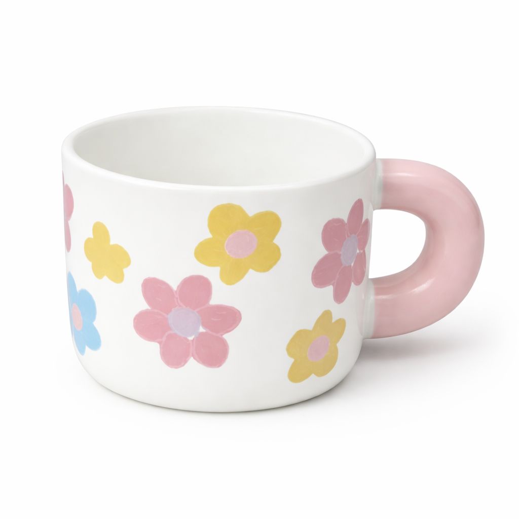 Floral Chubby Mug