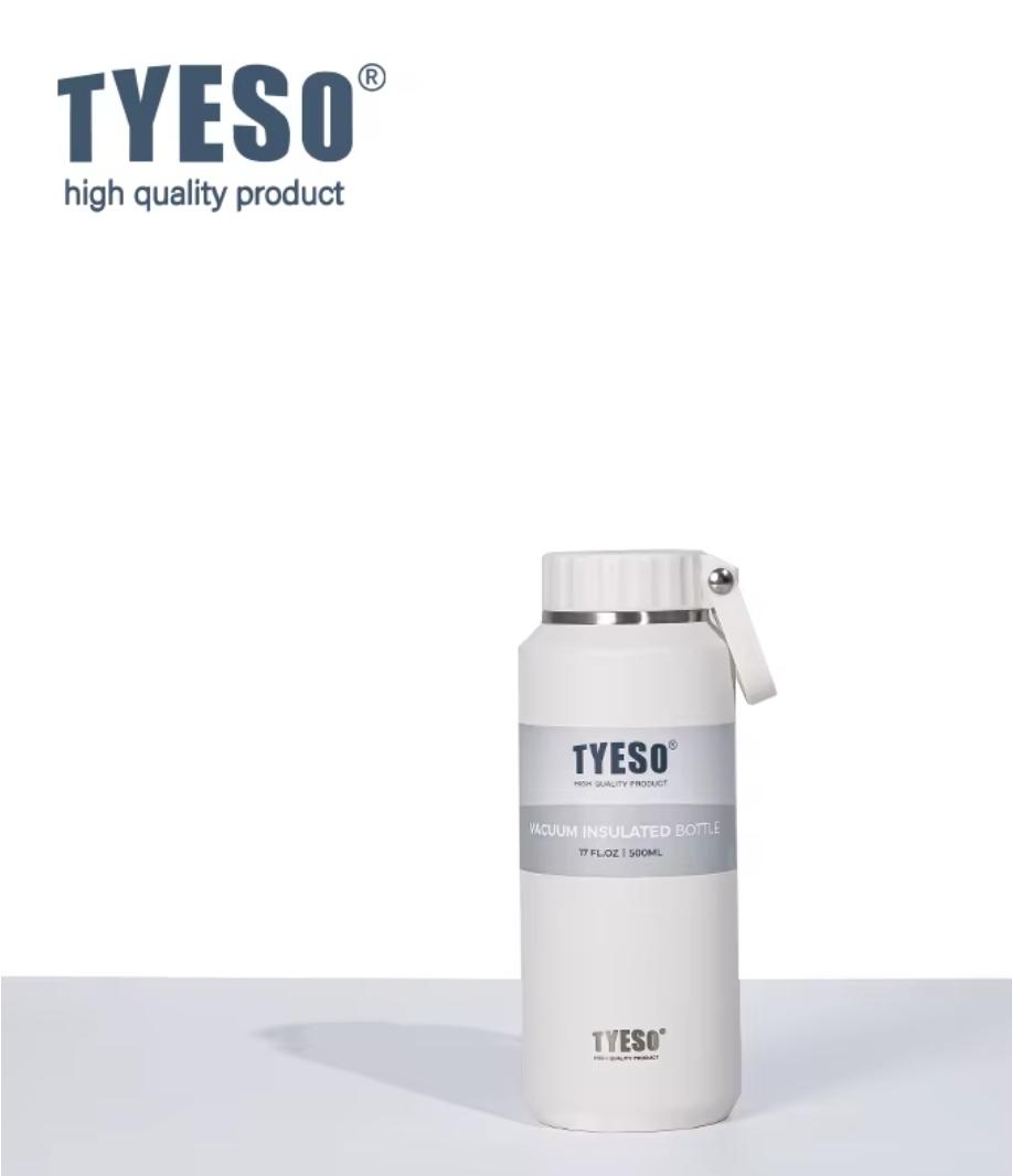 TYESO Thermal Water Bottle - 500ml Stainless Steel