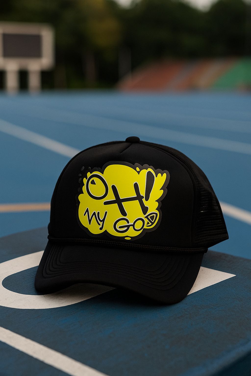 Vibrant Graphic Trucker Hat Collection