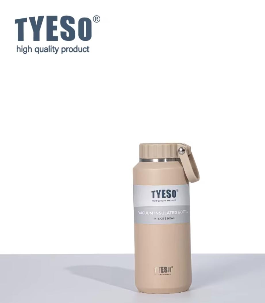 TYESO Thermal Water Bottle - 500ml Stainless Steel