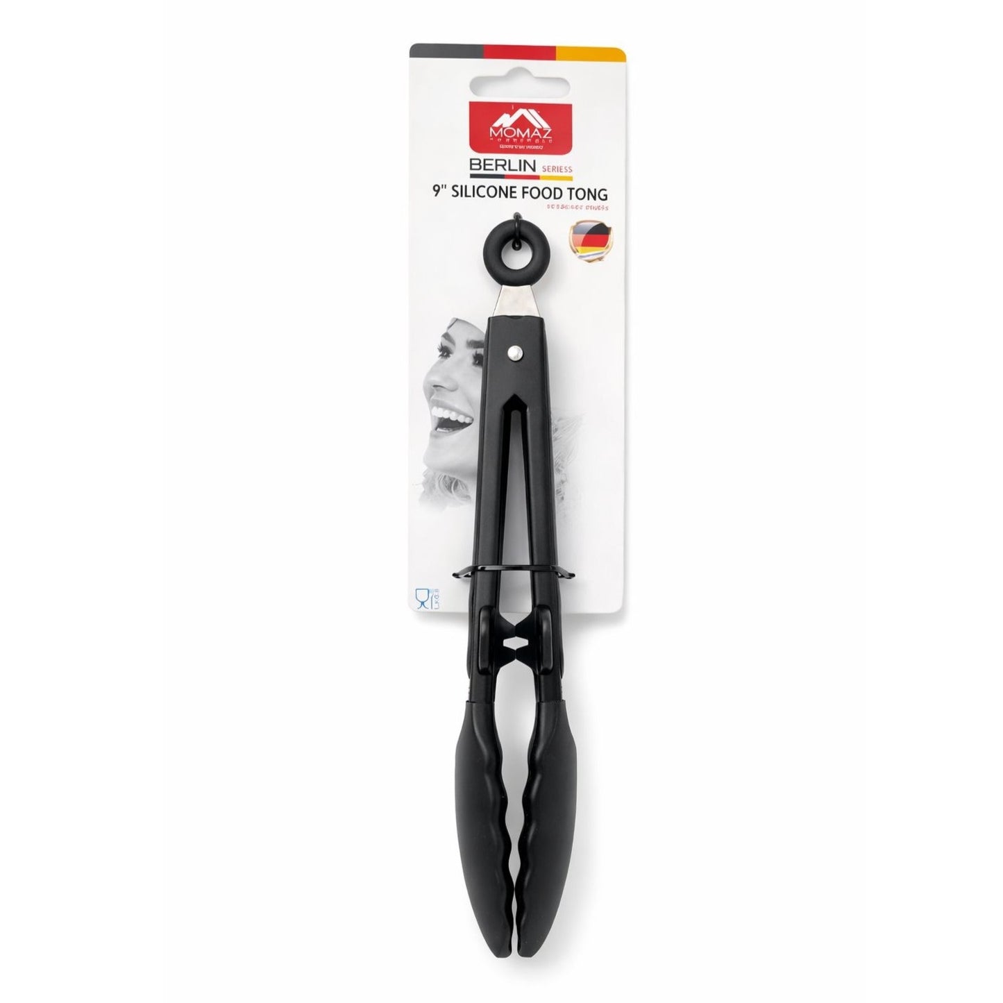 Momaz Berlin Series 9" Silicone Food Tong