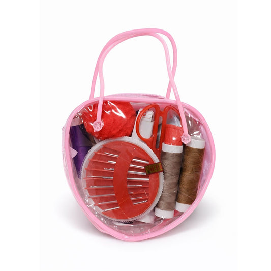 Portable Clear-Bag Sewing Kit