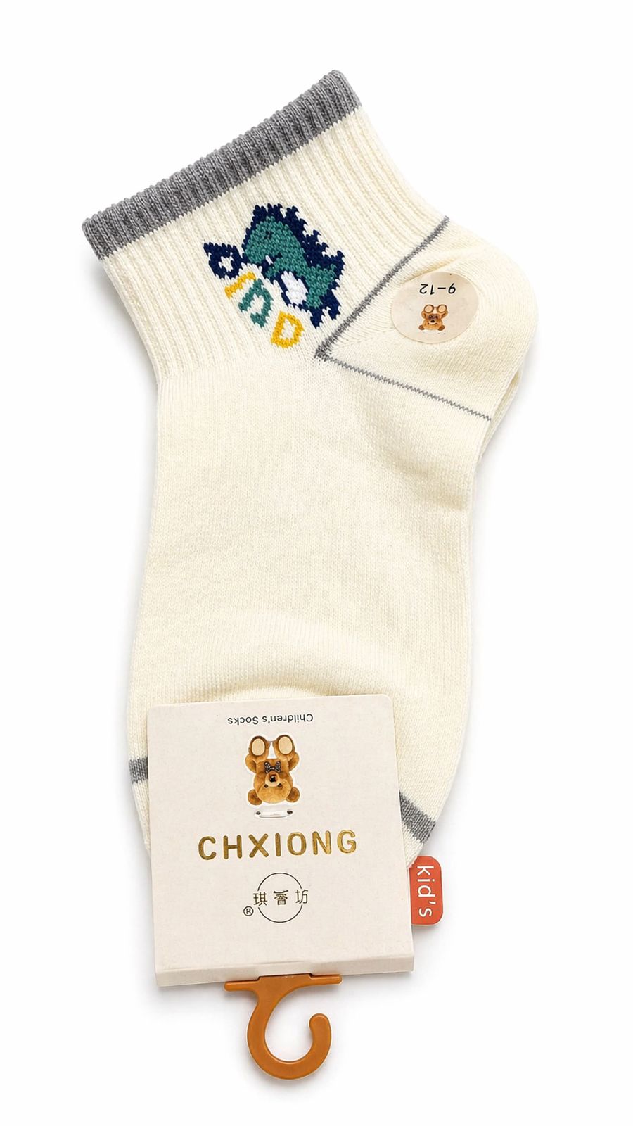 CHXIONG Kids' Dinosaur Crew Socks