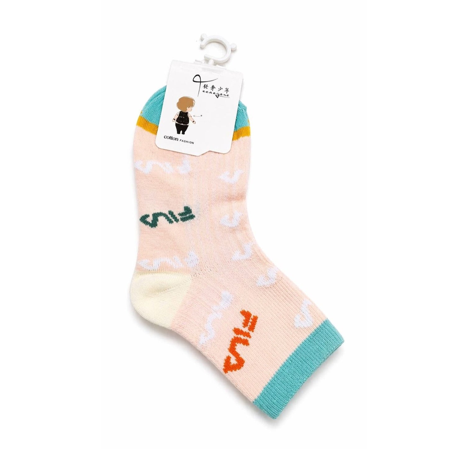 Chic & Cozy Pastel Crew Socks Collection