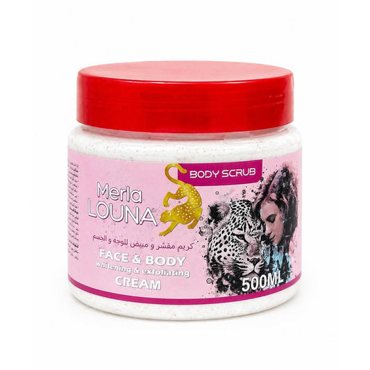 Merla Louna Face & Body Whitening and Exfoliating Cream