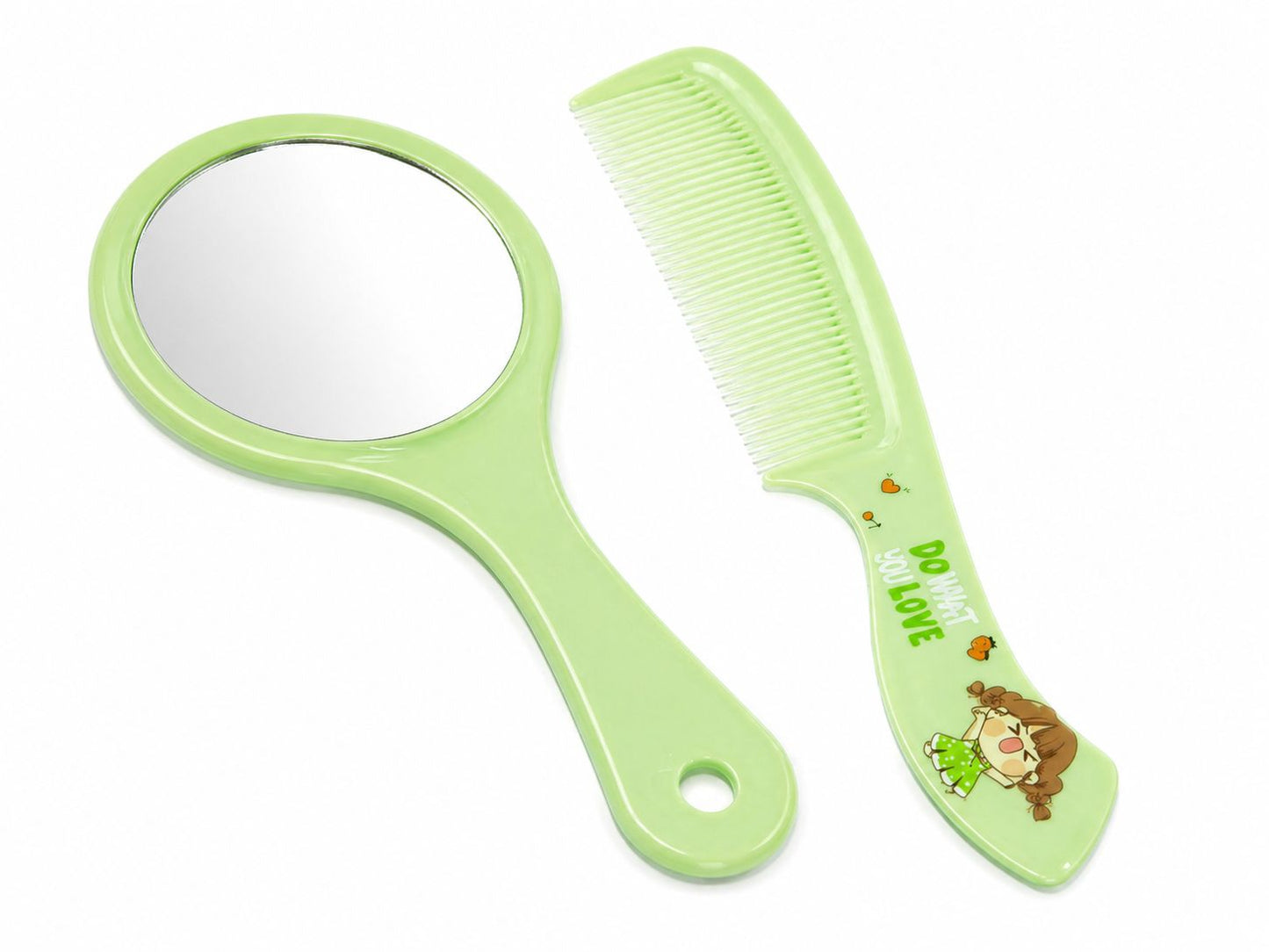 Vibrant Kids' Mirror & Comb Grooming Set