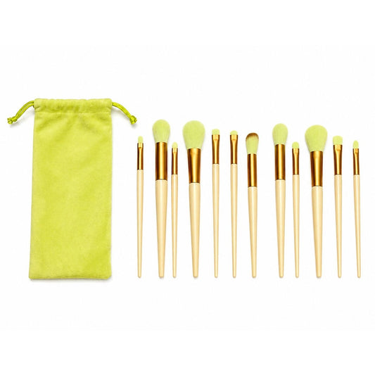 Essential 12-Piece Color Pop Makeup Brush Set