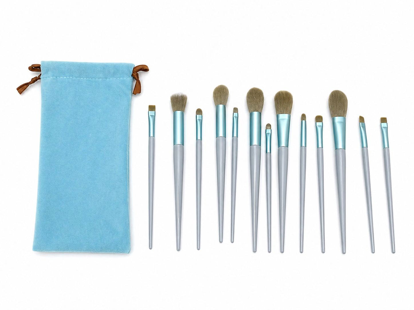 Essential 12-Piece Color Pop Makeup Brush Set