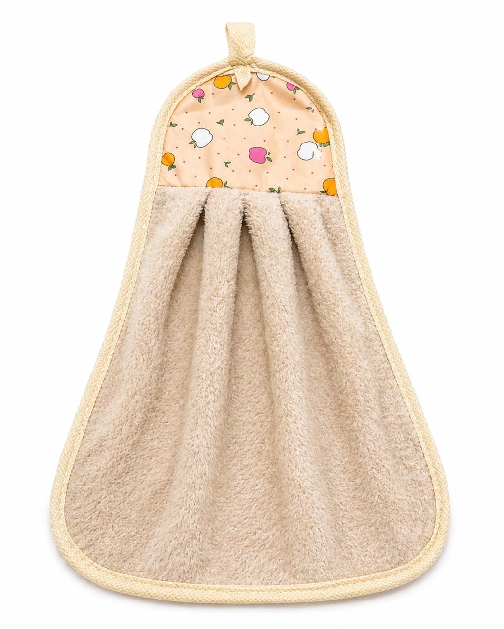 Fruit Pattern Coral Fleece Hanging Hand Towels