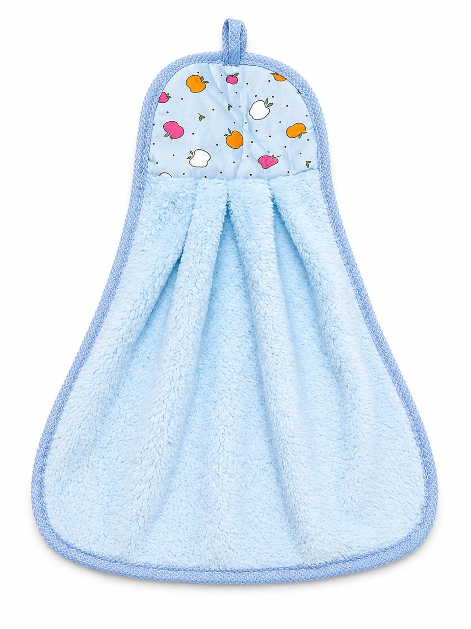 Fruit Pattern Coral Fleece Hanging Hand Towels