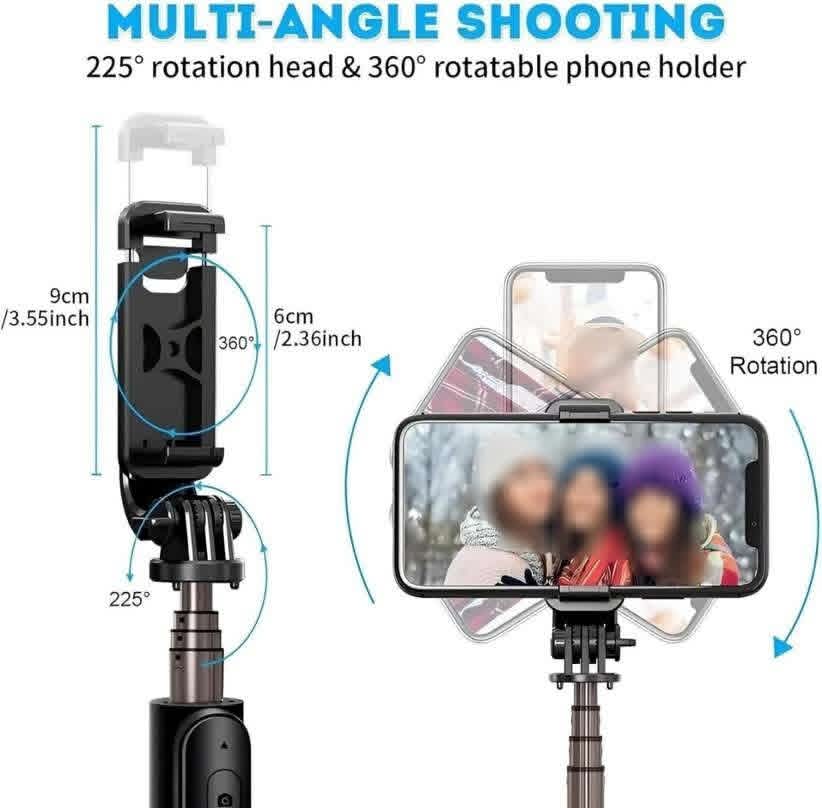 Bluetooth Integrated Selfie Stick