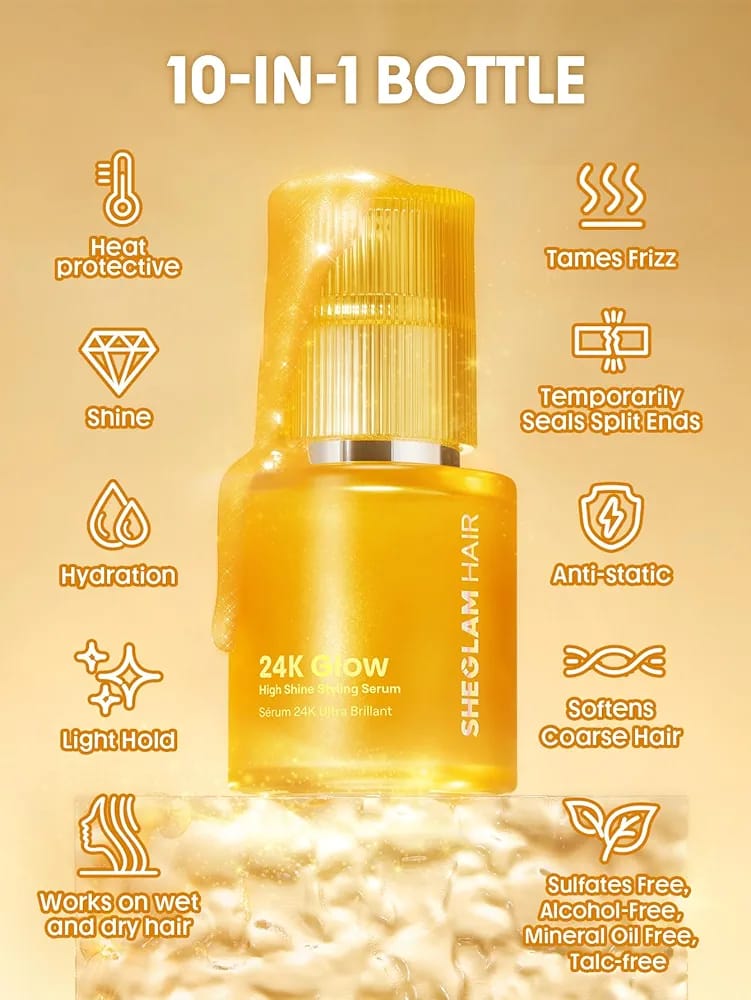 SHEGLAM HAIR 24K Glow High Shine