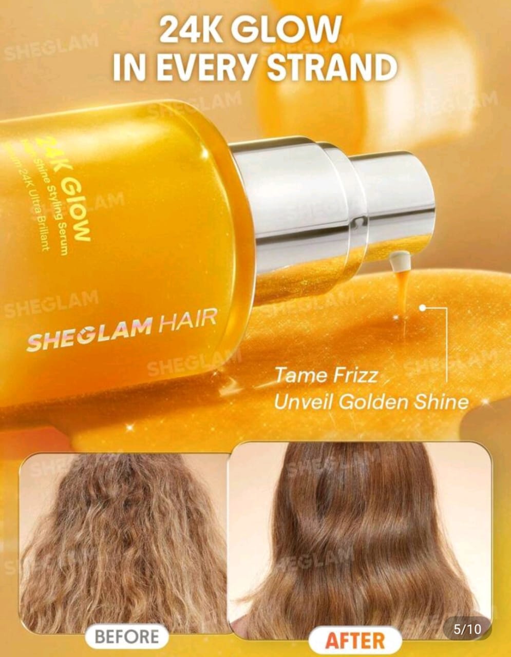 SHEGLAM HAIR 24K Glow High Shine