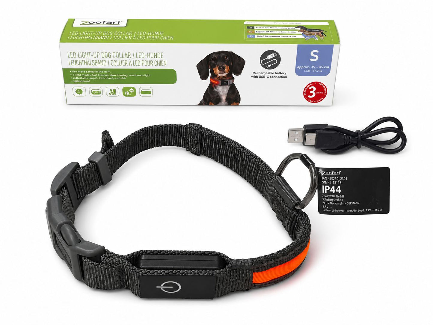 LED light-up Dog Collar
