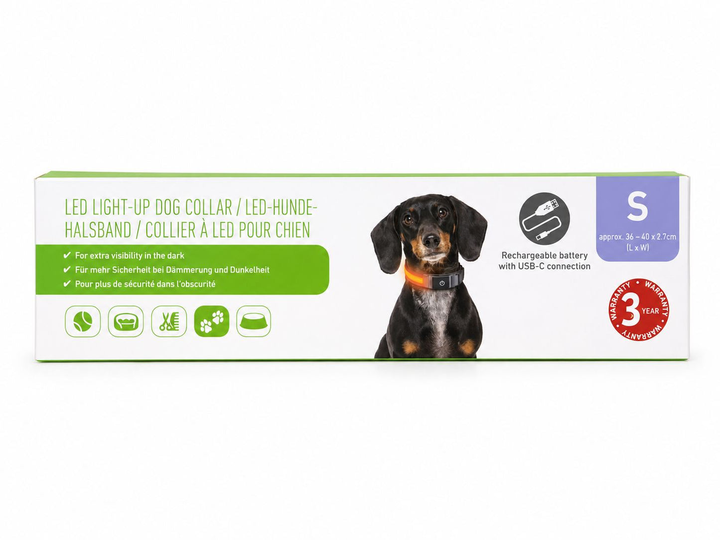 LED light-up Dog Collar