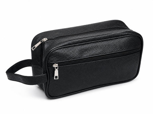 Classic Black Toiletry Bag