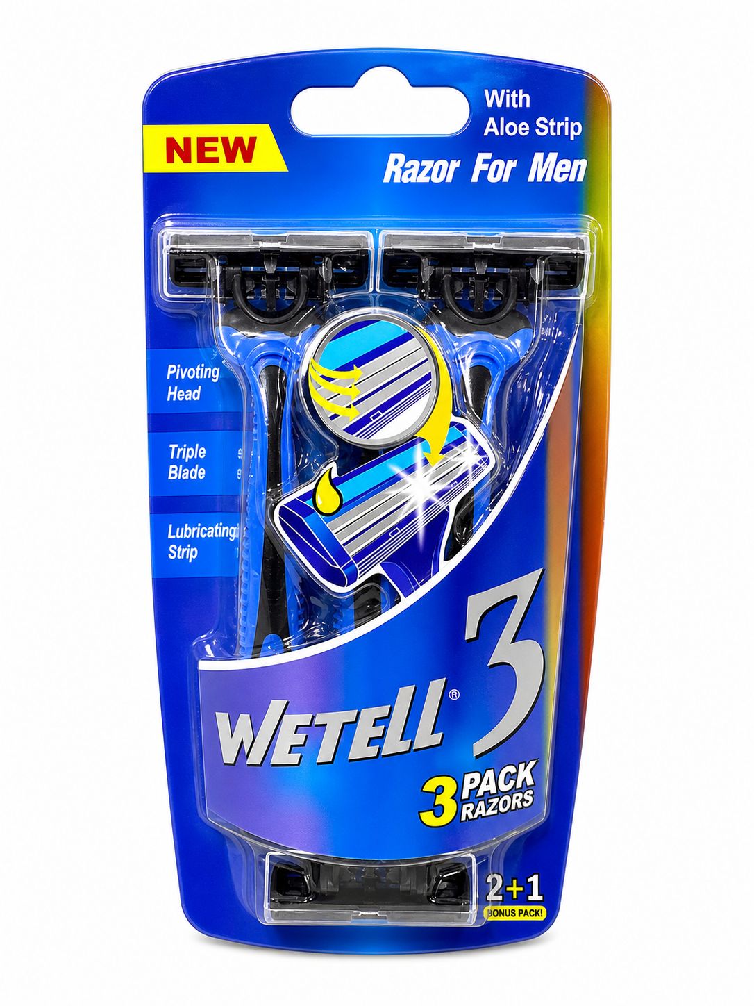 WETELL 3-Razor Pack