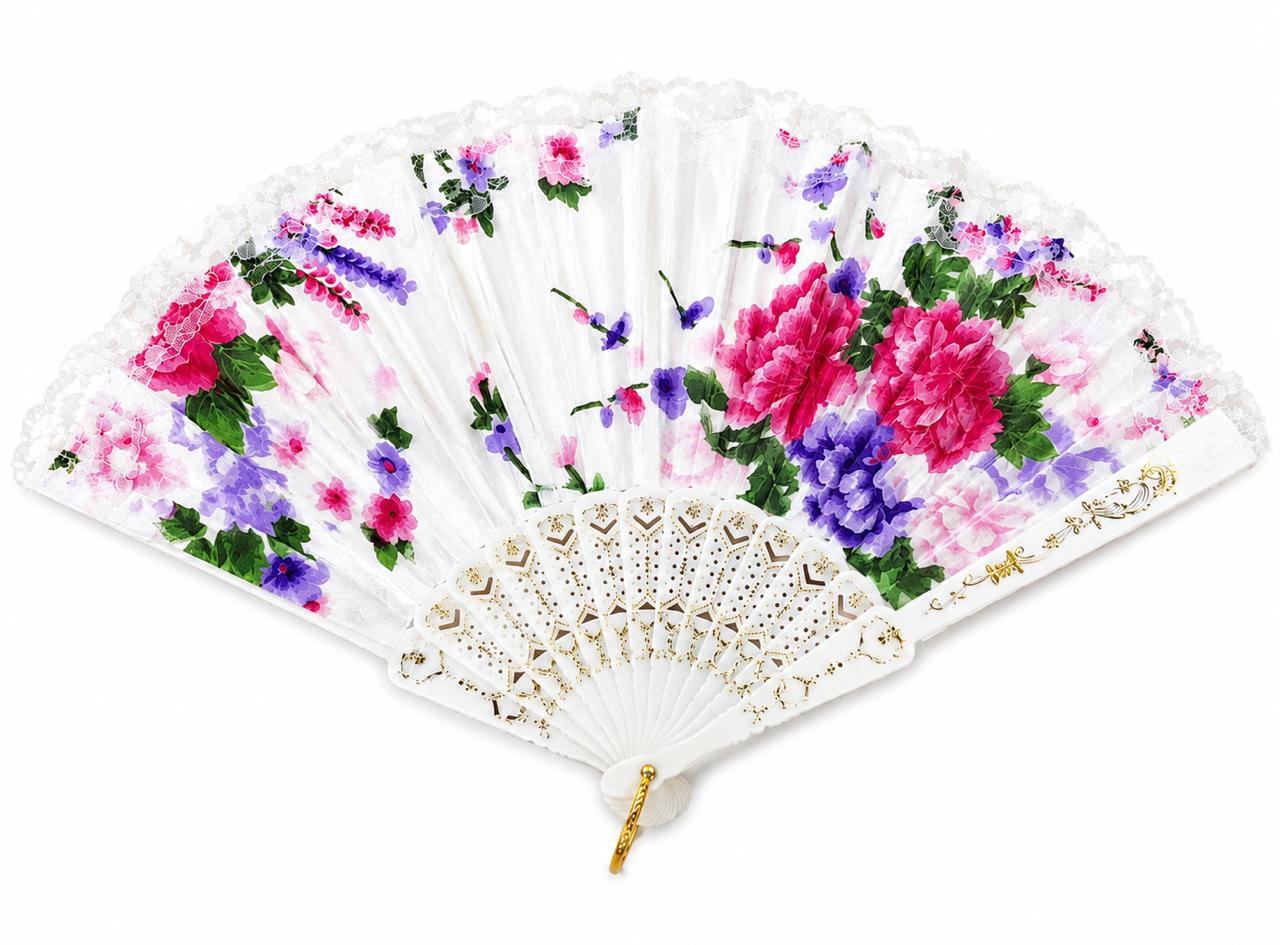 Vintage Floral Hand Fan