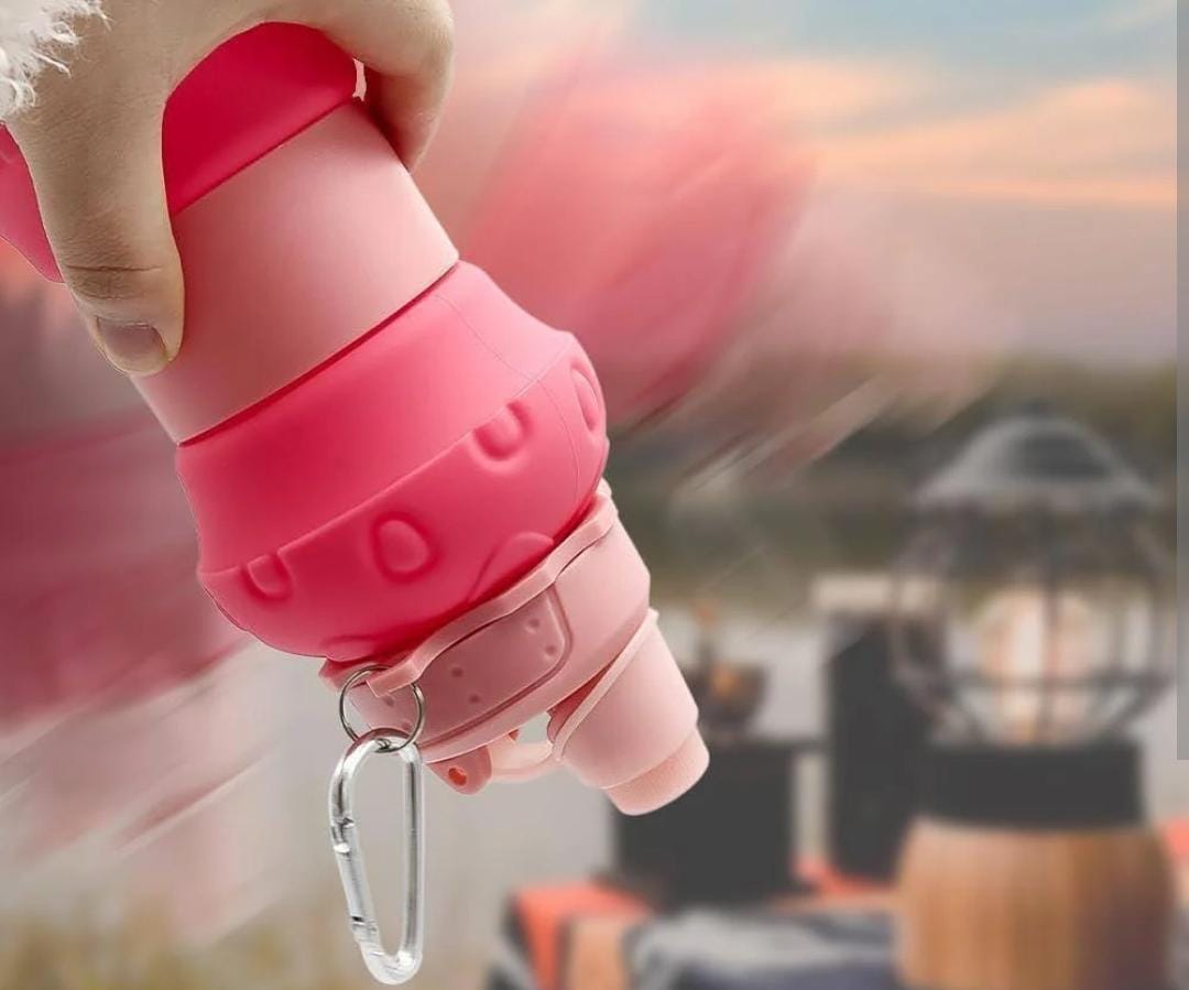 Collapsible Silicone Water Bottle