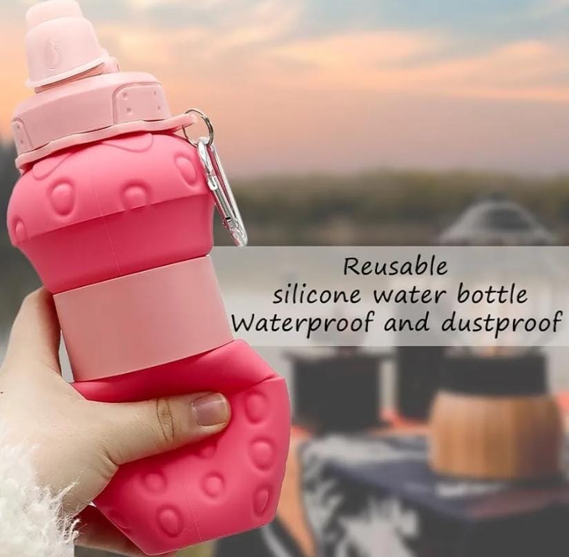 Collapsible Silicone Water Bottle
