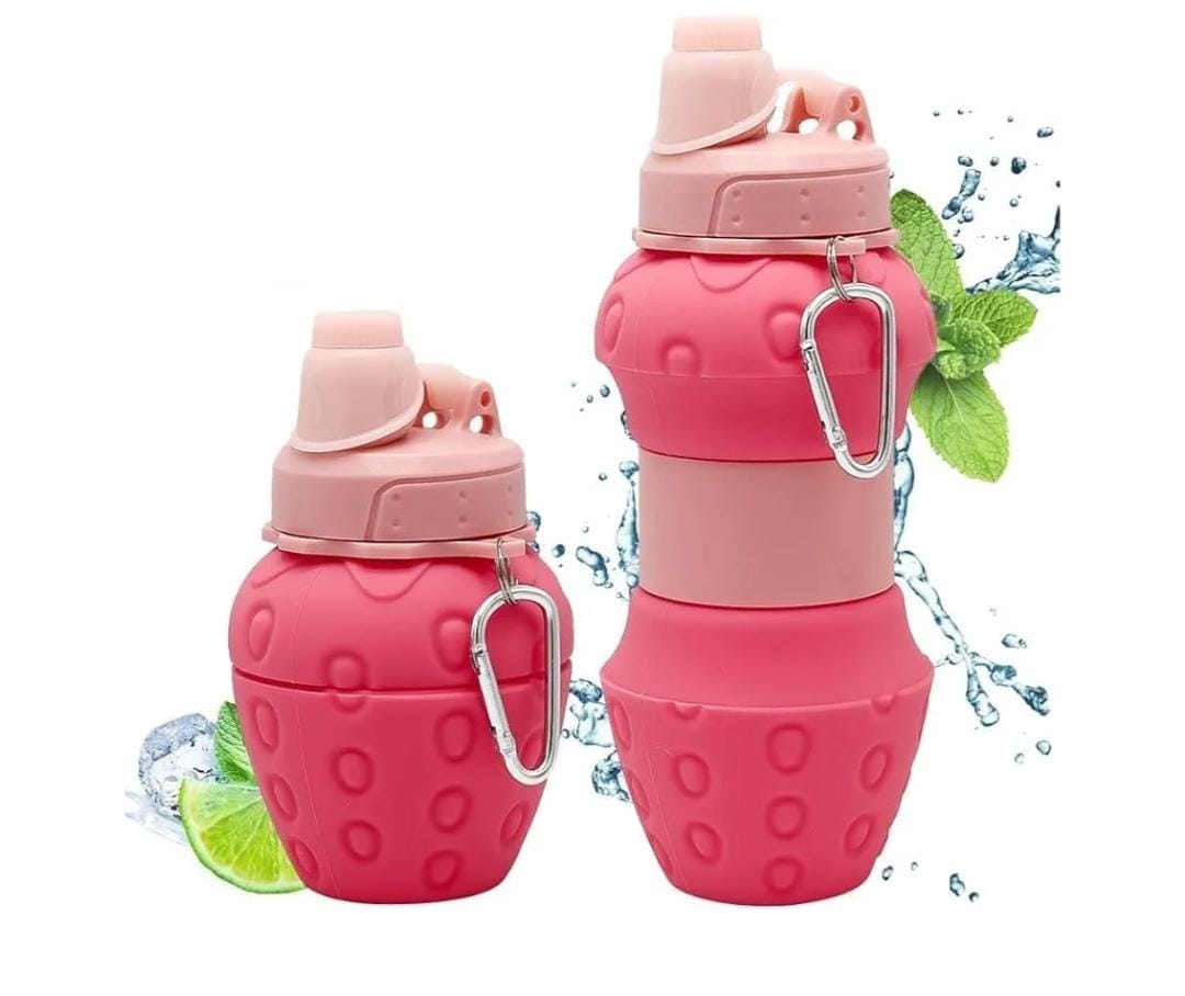 Collapsible Silicone Water Bottle