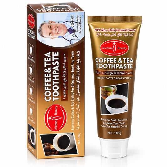 Aichun Beauty Coffee & Tea Toothpaste – 100g